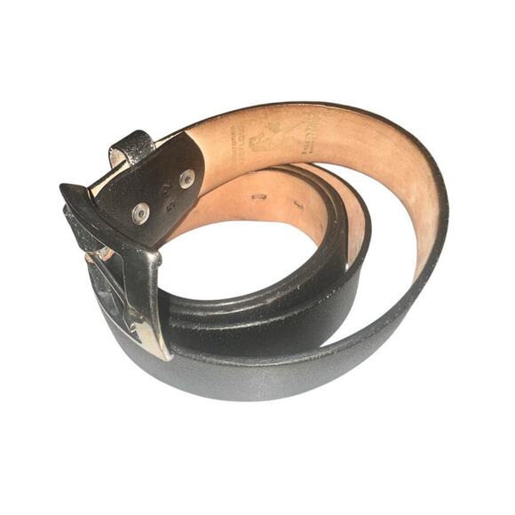 52” Cinturones MADFLOUR Premium Leather Belt with Stn Steel Bkle - Big & Tall - Picture 8 of 10